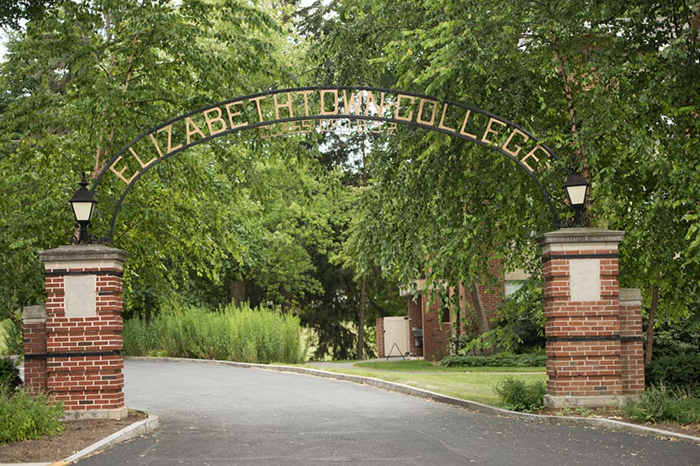 Gate to the college