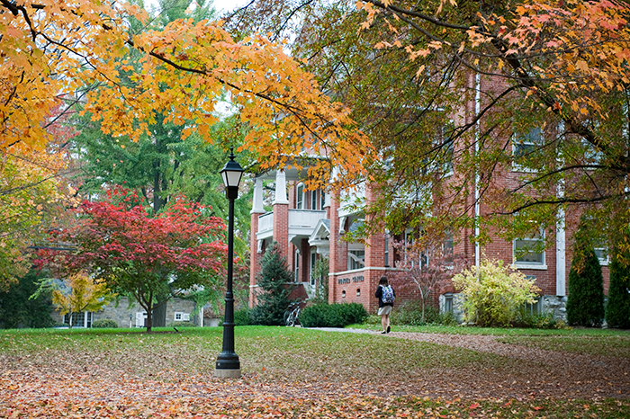 Dorms in the fall